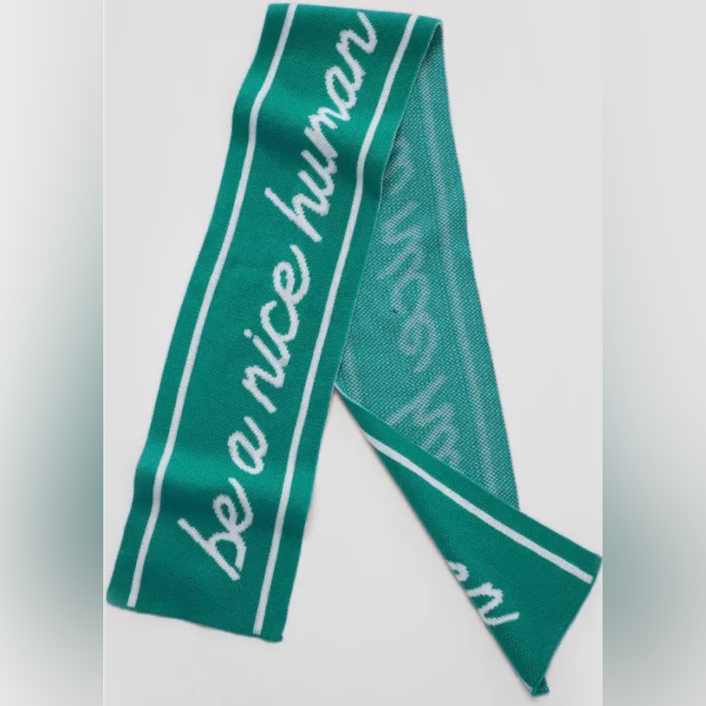“Be a Nice Human” Scarf